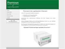 Tablet Screenshot of pharmosan.com